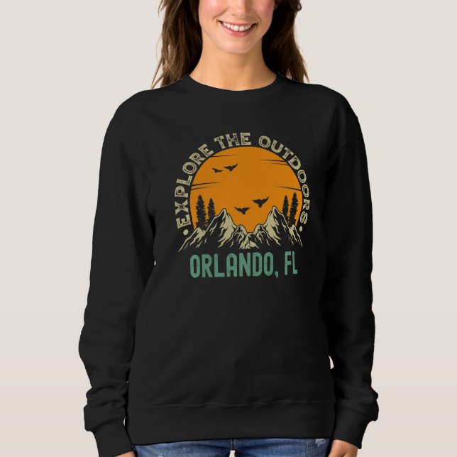 Orlando, Florida - Utforska Utomhus Premium T Shirt (Framsida)