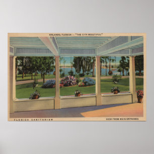 Orlando, Florida - Utomhusvy av Florida Poster