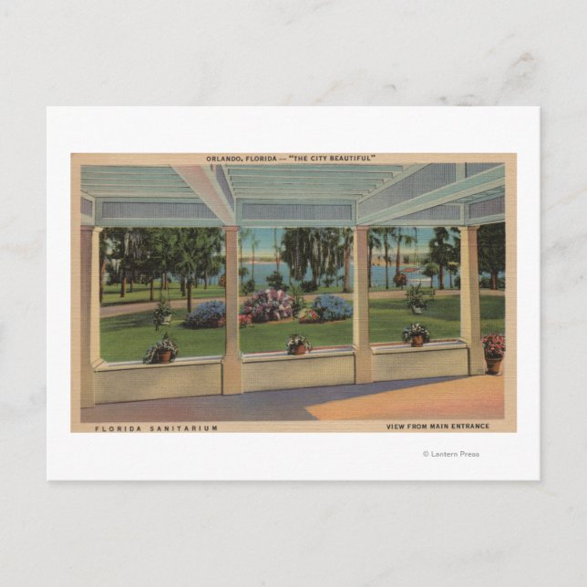 Orlando, Florida - Utomhusvy av Florida Vykort (Framsida)