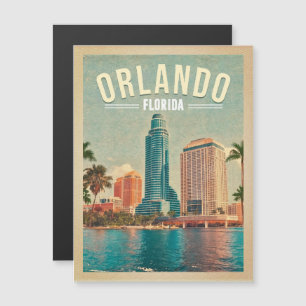 Orlando Florida Vintage High byggnad Handflatan 19