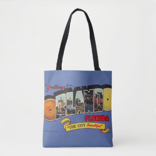 Orlando Florida Vintage Retro Design Tygkasse