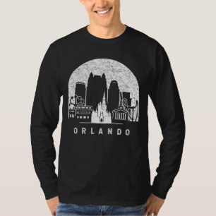 Orlando Florida Vintage Skyline T Shirt
