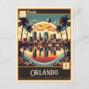 Orlando, Florida VINTAGE Vykort