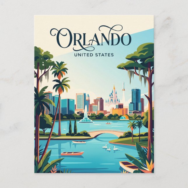 Orlando Florida Vykort (Framsida)