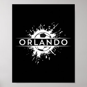 Orlando Fotbollsfan Stadion Stöd Visa Din Stolthet Poster