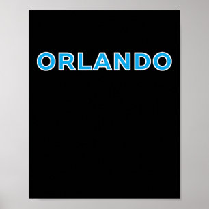 Orlando Fotbollsfan Support Stadium Visa Din Stolt Poster