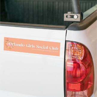 Orlando Girls Social Club Officiell Bildäckslim Bildekal