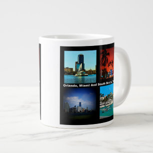 Orlando, Miami, South Beach Collage Jumbo Mugg