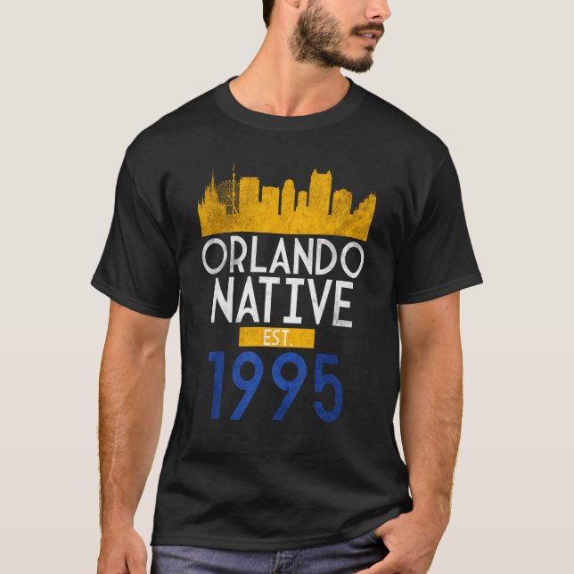 Orlando Native Est. 1995 T Shirt (Framsida)