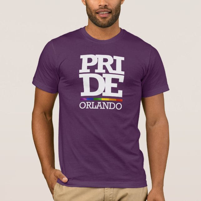 ORLANDO PRIDE -- .png T-shirt (Framsida)