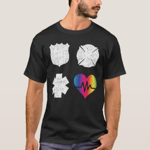 Orlando pulserar första Responders hjärtakärlek T-shirt