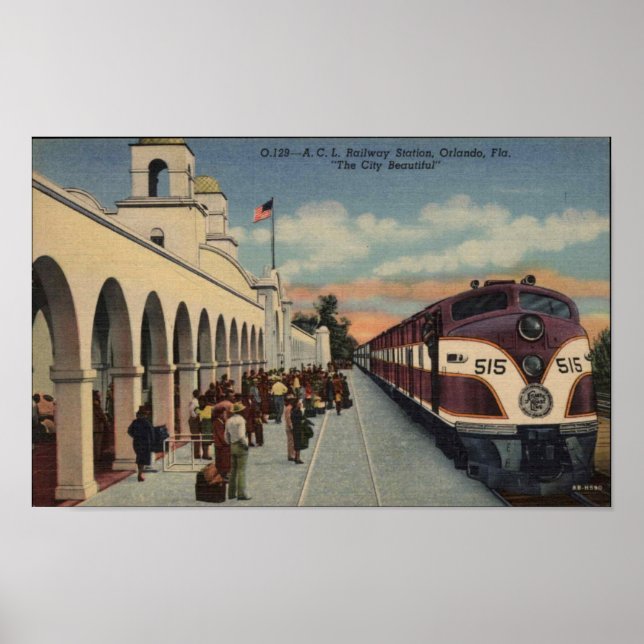 Orlando Railway Station Poster (Framsidan)