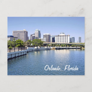 Orlando skyline från Sjö Lucerne Vykort