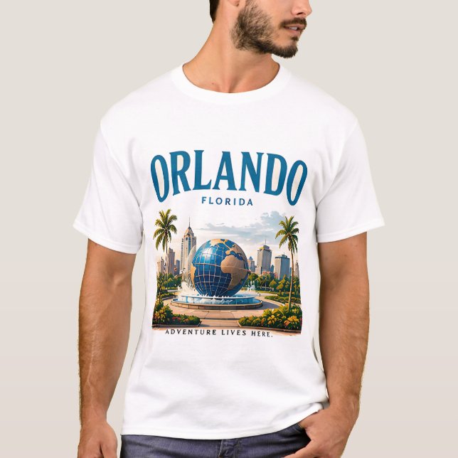 Orlando Sunshine Adventure T Shirt (Framsida)