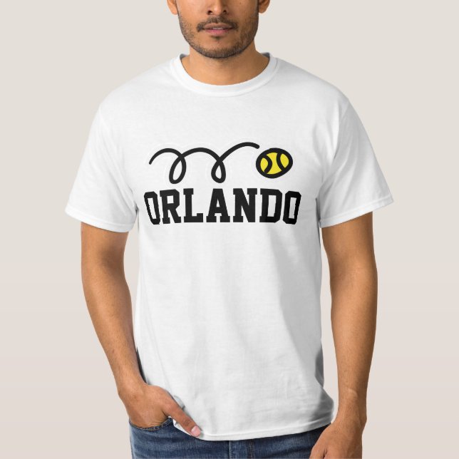 Orlando tennis t-shirt för manar kvinnor och barn (Framsida)
