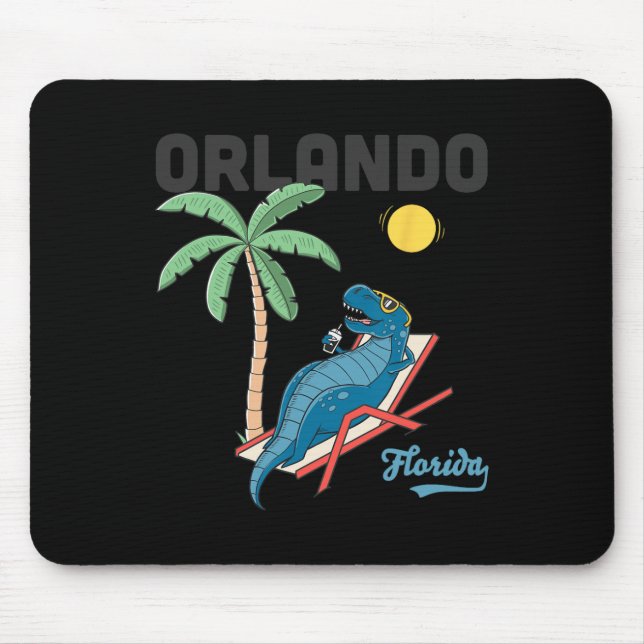 Orlando Tröjor Barn Florida Dinosaurie T-rex Famil Musmatta (Framsidan)