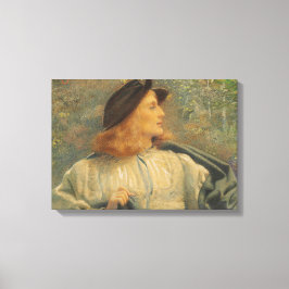 Orlando (vacker ung man) (av E.R. Hughes) Canvastryck