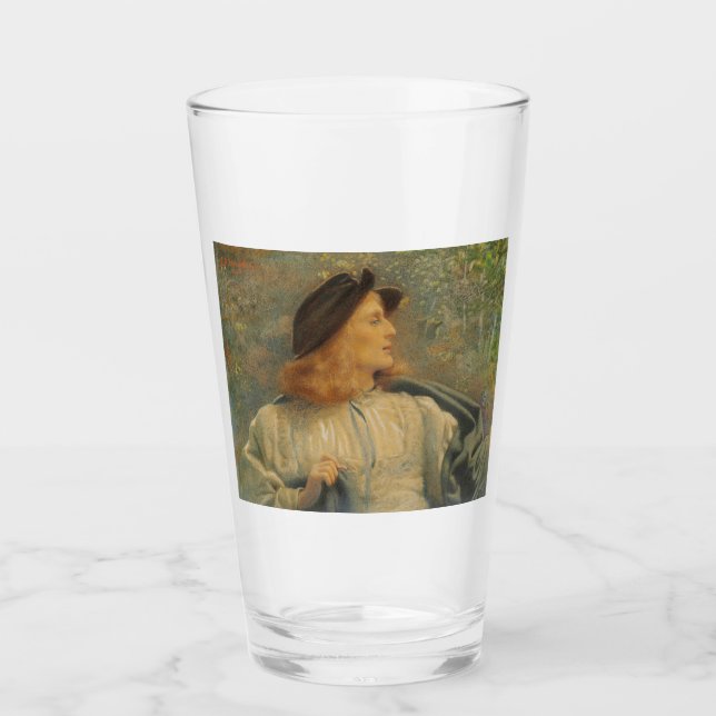 Orlando (vacker ung man) (av E.R. Hughes) Glaskopp (Framsida)