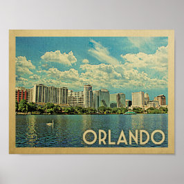 Orlando Vintage resor Poster