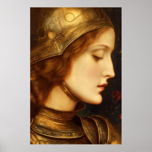 Orleans Flame Saint Joan i Arc Poster