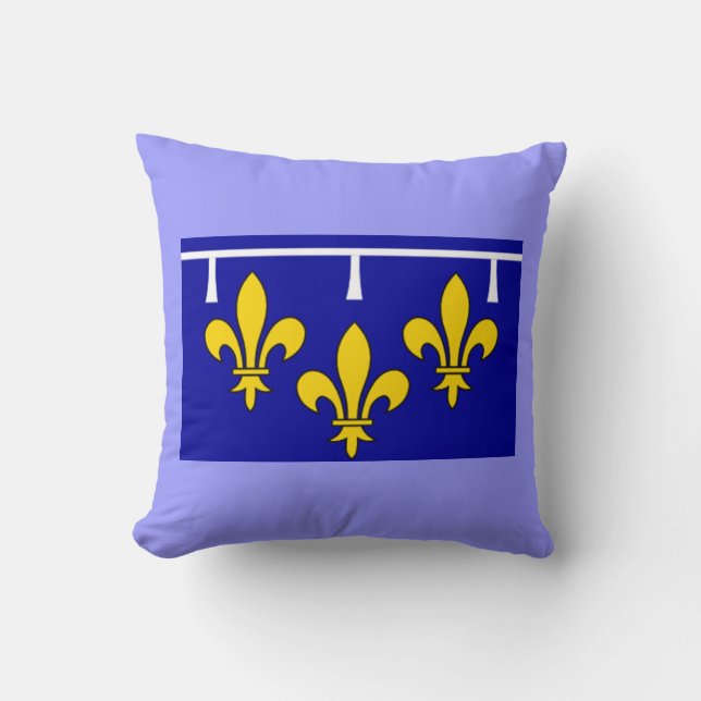 Orleans Frankrike Flag Kuddöverdrag Kudde (Framsida)
