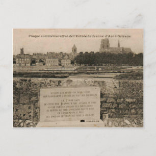 Orléans Joan of Arc Monument Frankrike Replica 192 Vykort