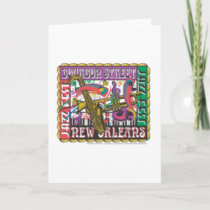 Orleans Mardi Gras Kort
