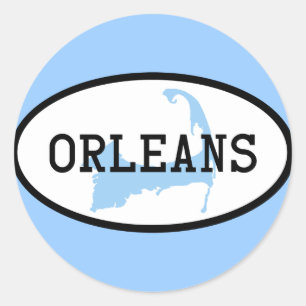 Orleans, MORSA Cape Cod Sticker Runt Klistermärke