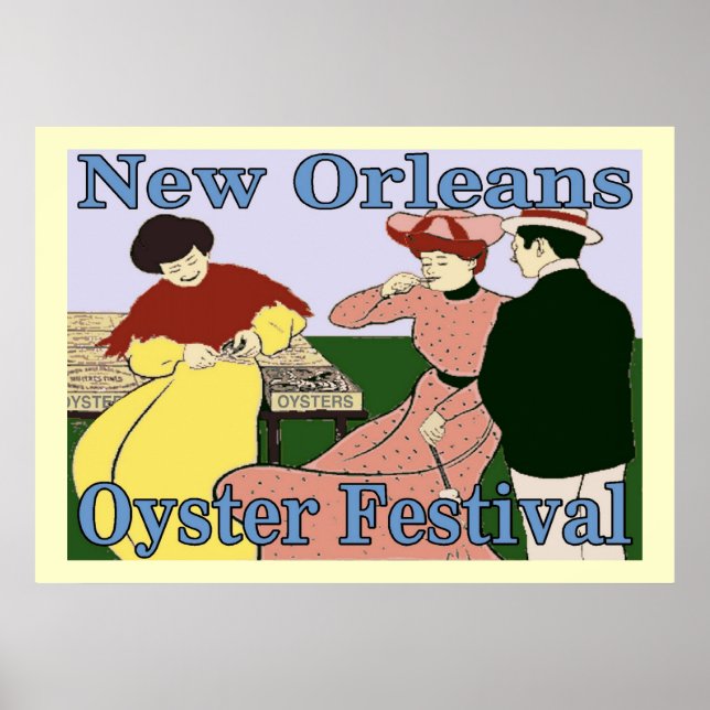Orleans Oyster Festival Poster (Framsidan)