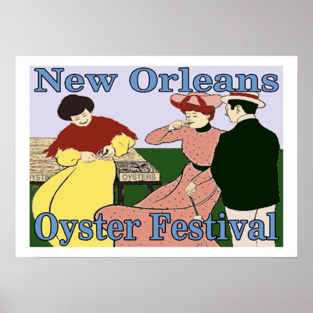 Orleans Oyster Festival Poster (Framsidan)