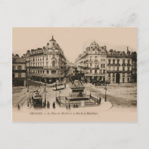 Orleans Rue de la Republicque vykort 1910