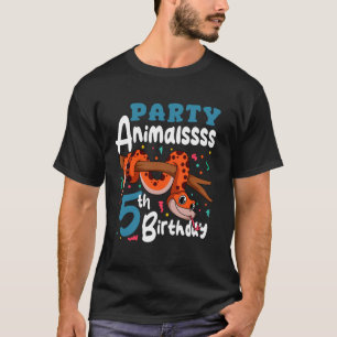 Orm 5-årsdag Djur Reptil Älskare Djurskötare T Shirt