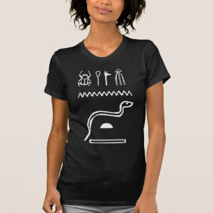 Orm, egyptisk hieroglyph tröja