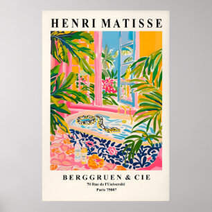 Orm i badkar affisch, Matisse tryck, Dopamin Poster