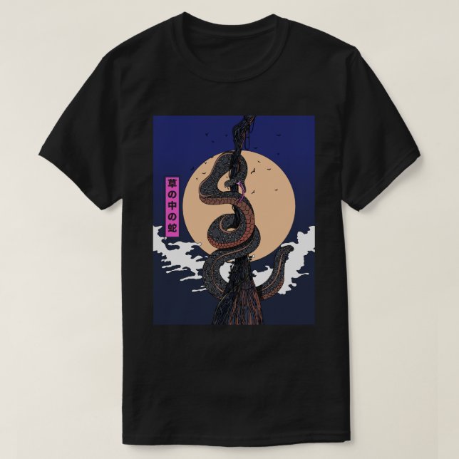 Orm i gräset t shirt (Design framsida)