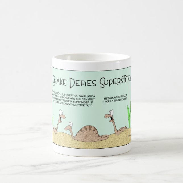 Orm innebär att överlägsna kaffemugg (Center)