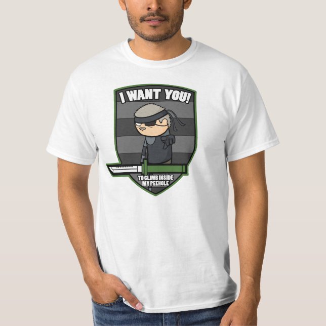 Orm "jag önskar dig!", T-tröja (smutsa ner Tee Shirt (Framsida)