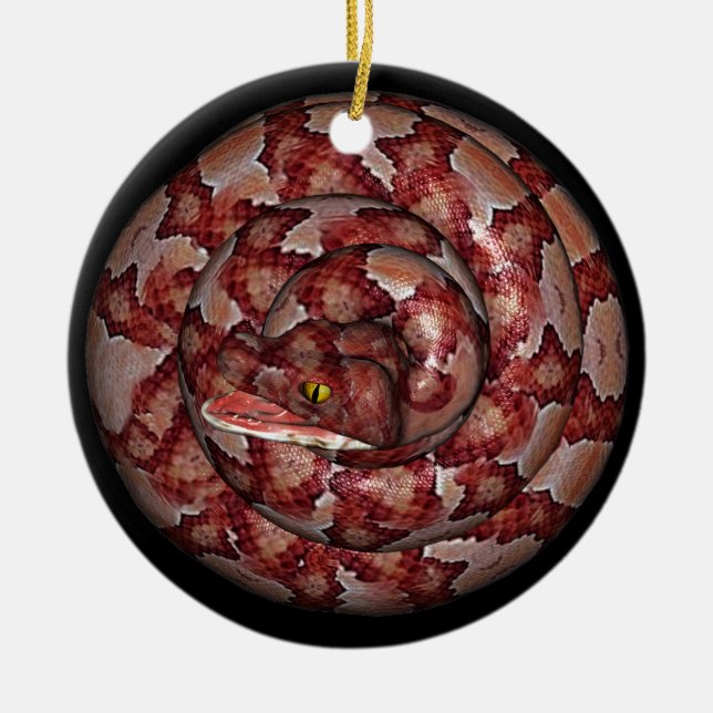 Orm Julgransprydnad Keramik (Framsidan)
