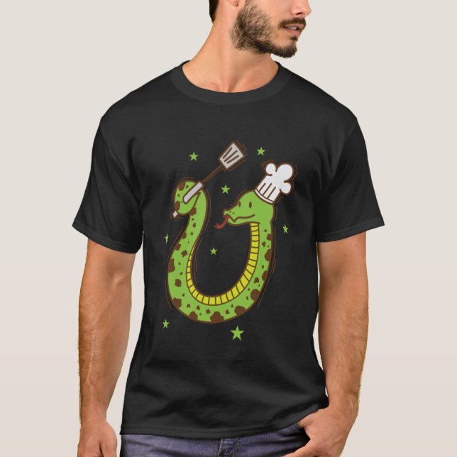 Orm matlagning Terrarium Reptile Animal Zoo T Shirt (Framsida)