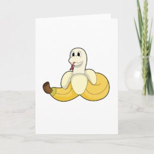 Orm med banan kort