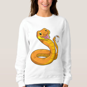 Orm med Kopp i kaffe T Shirt