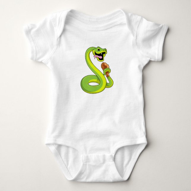 Orm med kyckling t shirt (Framsida)