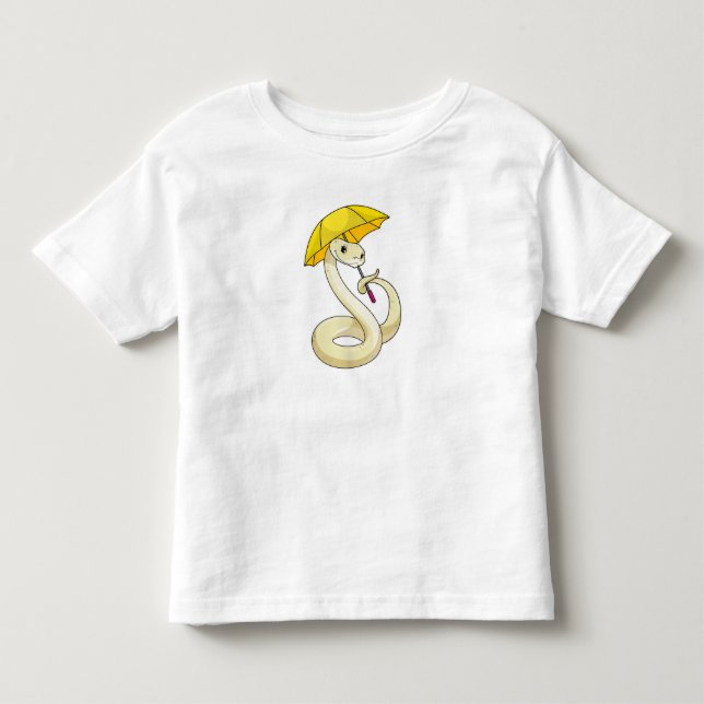 Orm med Parbrella T Shirt (Framsida)
