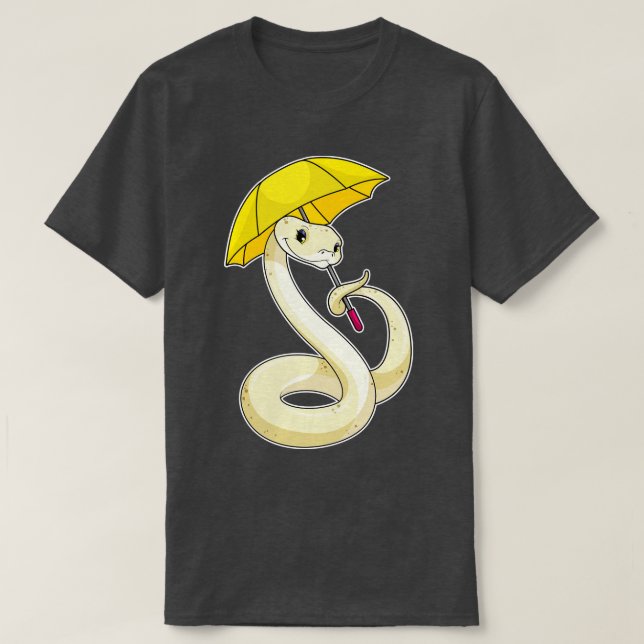 Orm med Parbrella T Shirt (Design framsida)