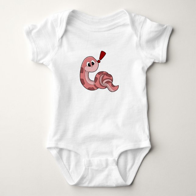 Orm med röda fläckar t shirt (Framsida)