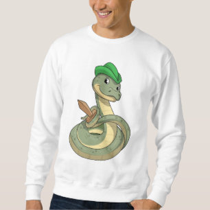 Orm med svärd lång ärmad tröja