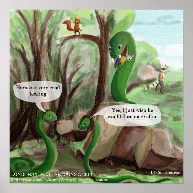 Orm & Mus Rolig Affisch (Framsidan)