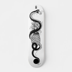 Orm och ananas mini skateboard bräda 18,5 cm