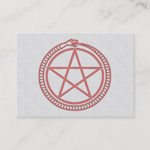 Orm och Pentagram Visitkort