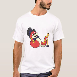 Orm som brudgumme med hatt t shirt